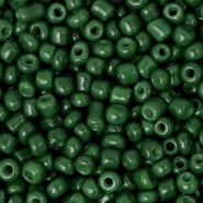 Glasperlen rocailles 8/0 (3mm) Fir green